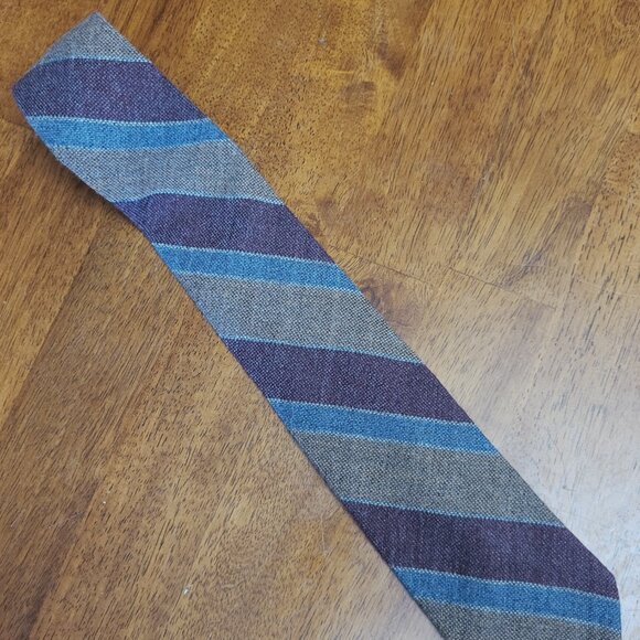Woolcrafter by Wembley ~ Wool Blend Necktie ~ Excellent Condition - Picture 2 of 6